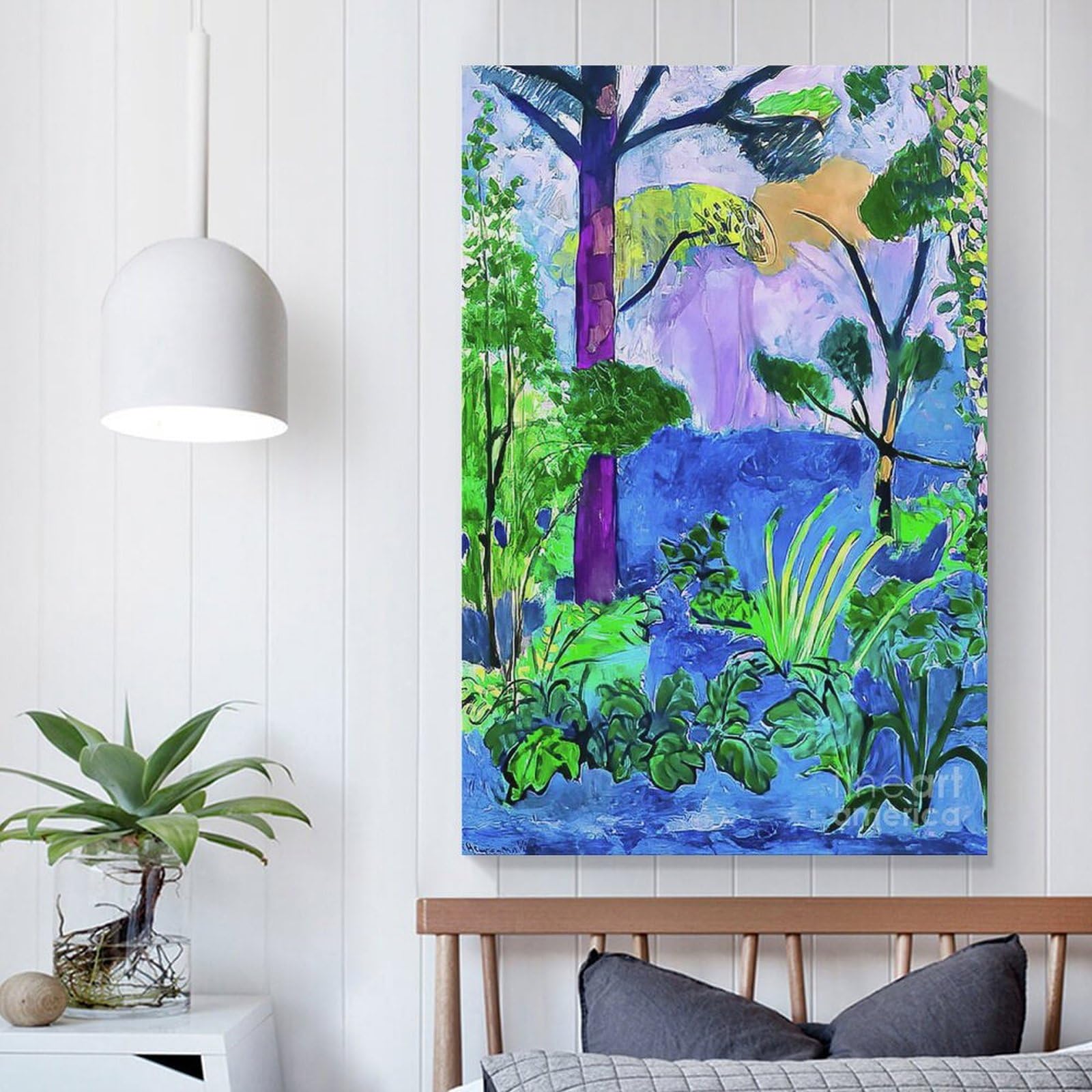 アンリ・マティス、モロッコ人たち、希少画集画、新品額装付 マティス【モロッコ人たち】 - 手描き 絵画（油絵複製画）販売の